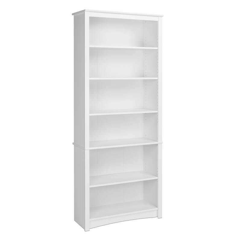 Prepac Home Office 6-Shelf Bookcase - 31.5" W x 77" H x 13" D