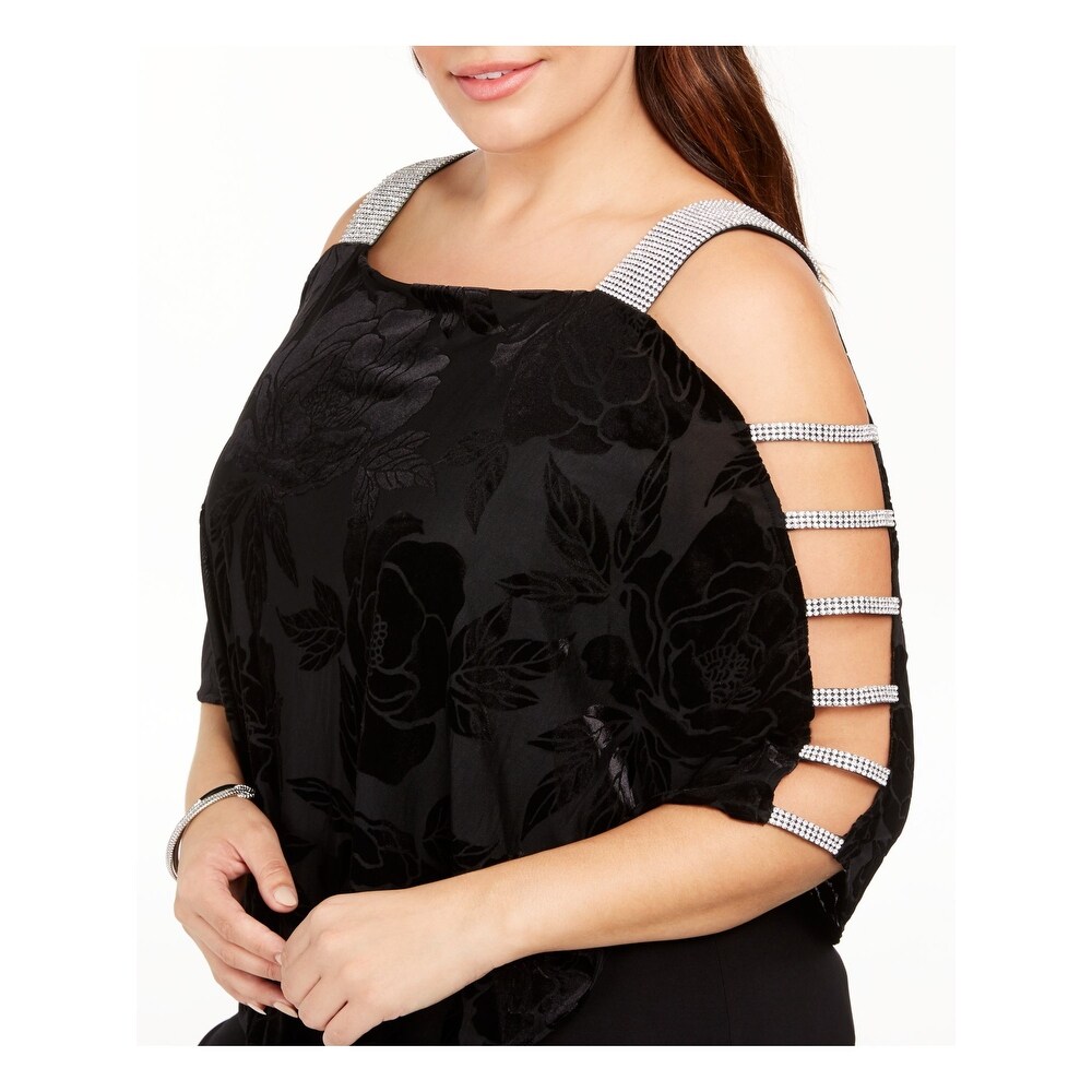 msk plus size beaded shift dress