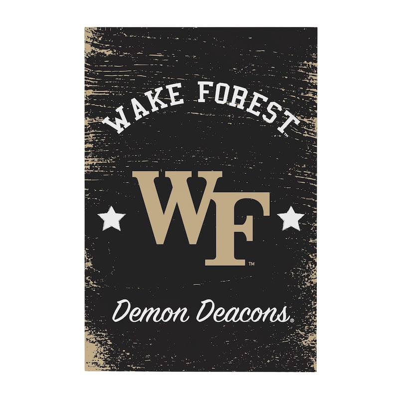 Wake Forest University Wooden Door Decor Wall Sign - Multi-Color