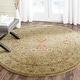 preview thumbnail 36 of 59, SAFAVIEH Handmade Antiquity Anner Traditional Oriental Wool Area Rug 10' Round - Brown/Beige - Round