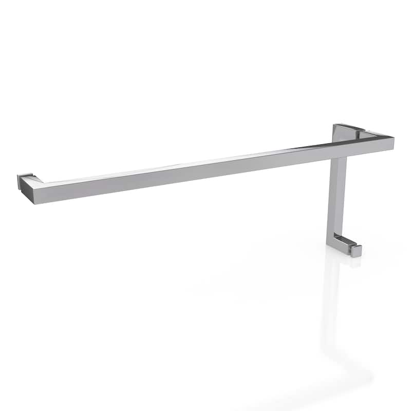 Glass Warehouse 78" x 58" Frameless Towel Bar Shower Door - Wall Hinge