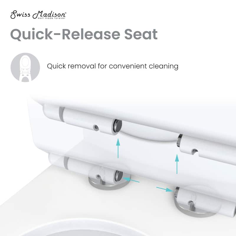 Swiss Madison SM-1T105 Concorde 1.28 GPF One Piece Elongated Toilet