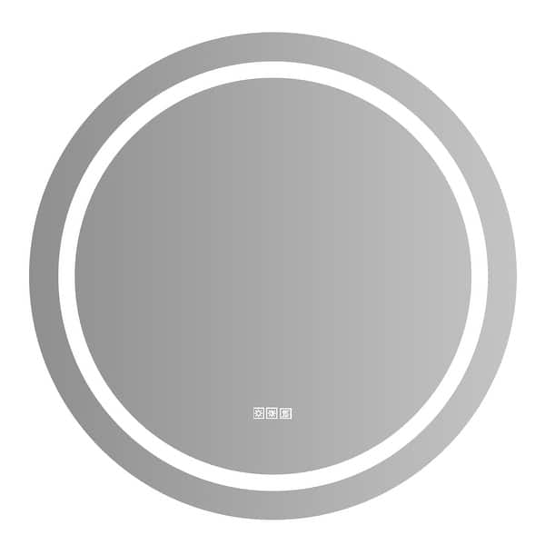 24 in. Wall Mounted Dimmable LED Bathroom Vanity Mirror with Lights