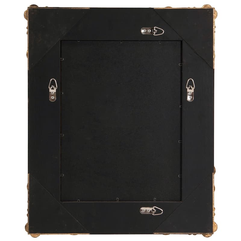 Allan Andrews Gold Wood Frame Edwin Decorative Wall Mirror - 23" H x 20" W