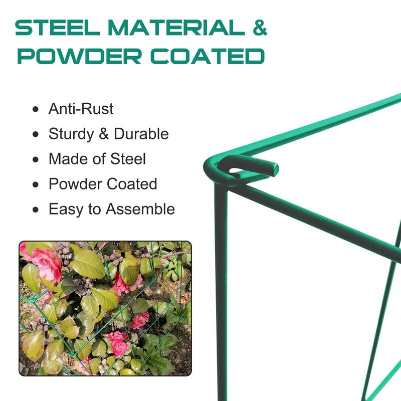Foldable Cucumber Trellis, Outdoor Garden Trellis for Climbing Plants