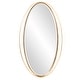 preview thumbnail 2 of 9, Allan Andrews Rania Oversized Oval Wall Mirror - White