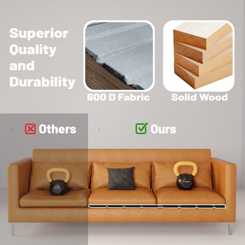 Heavy Duty Couch Support Board, Reinforced Under Cushion Panel for Sofas, Chairs & Loveseats, Easy Installation