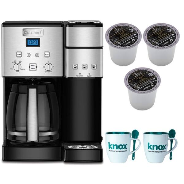 Shop Cuisinart Ss 15 12 Cup Coffeemaker With K Cup Bundle Refurbished Overstock 28274396