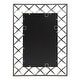 preview thumbnail 7 of 7, Allan Andrews Rectangular Wall Mirror with Lattice Iron Frame - 32"H x 24"W