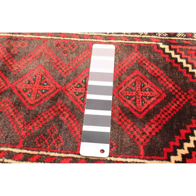 ECARPETGALLERY Hand-knotted Teimani Dark Grey Wool Rug - 3'0 x 4'6