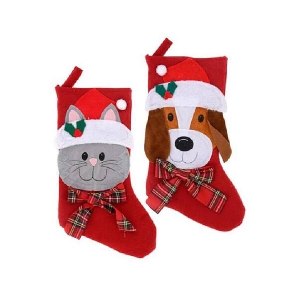 Shop Christmas House Dog And Cat Pet Stockings 18 Inch
