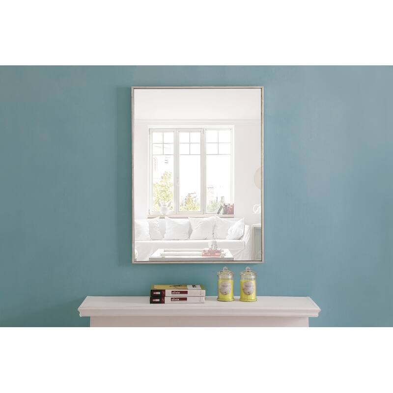 Strick & Bolton Posey Rectangular Metal Mirror