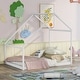 preview thumbnail 1 of 22, Full House Bed with Open Pine Frame - Creative Kids' Design