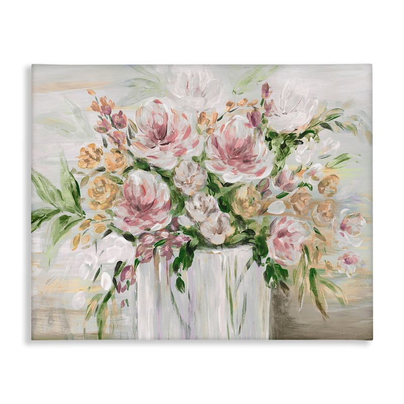 Stupell Country Style Floral Assortment Canvas Wall Art Design By Kristen Brockmon - 40 x 30