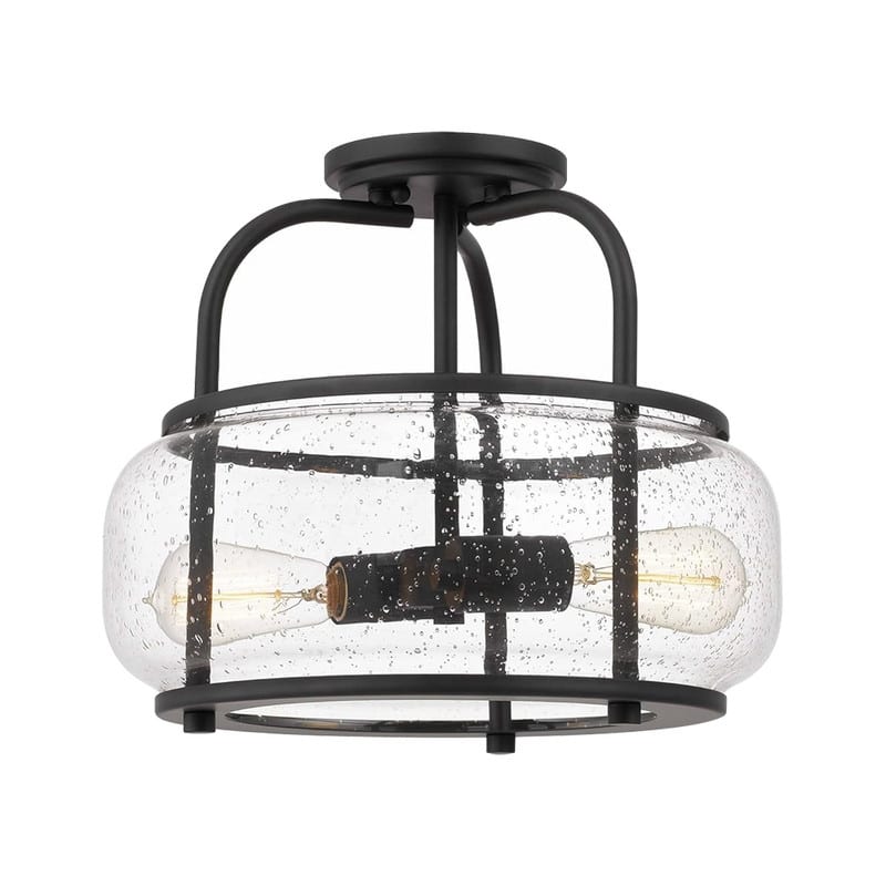 2 Light kitchen lighting dark bronze ceiling light alloy steel, glass vanity light