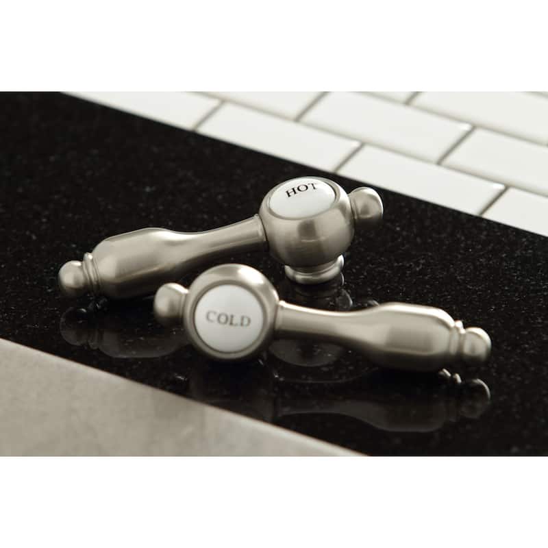 Kingston Brass Tudor Bridge Kitchen Faucet with Brass Sprayer