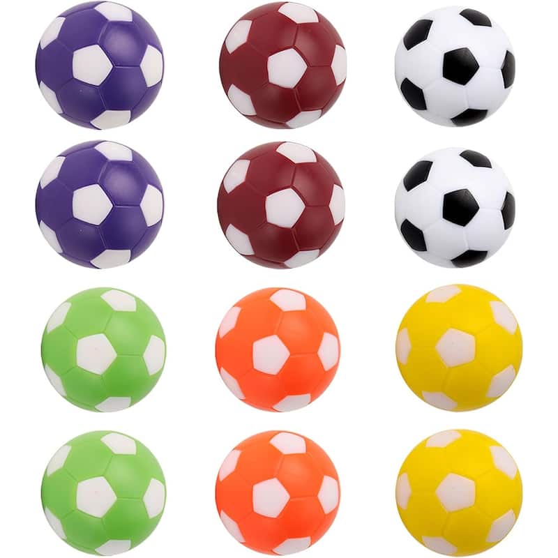 GSE™ Foosball Table Replacement Balls, 36mm(1.42") Tabletop Soccer Football Balls for Foosball Table Accessories - Multi