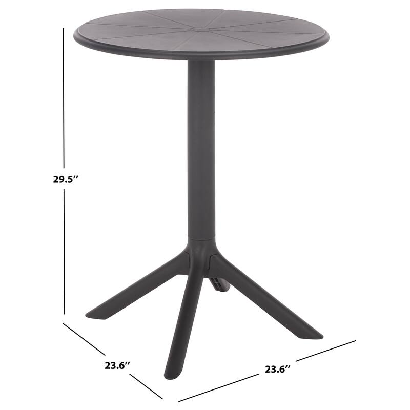 SAFAVIEH Outdoor Living Stella Round Bistro Table - 24"W x 24"D x 30"H
