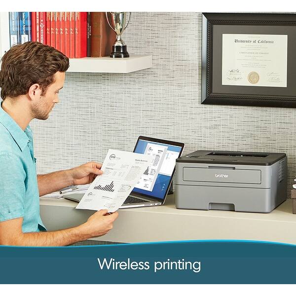 Shop Brother International Hl L2350dw Compact Wireless Mono Laser Printer Overstock 20341628
