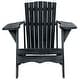 preview thumbnail 2 of 4, SAFAVIEH Mopani Dark Slate Grey Acacia Adirondack Chair
