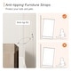 preview thumbnail 14 of 71, WAMPAT Mid Century Modern Dresser, 31.9" Tall Storage Cabinet with Drawers