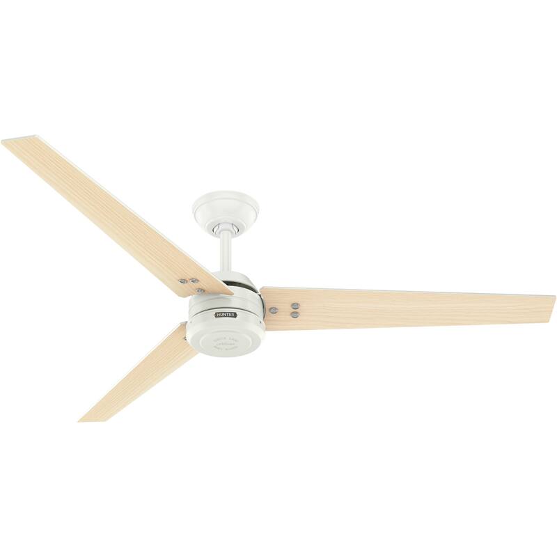 Hunter 60" Cassius ENERGY STAR® Ceiling Fan and Wall Control - Damp Rated - Farmhouse, Transitional, Industrial, Casual