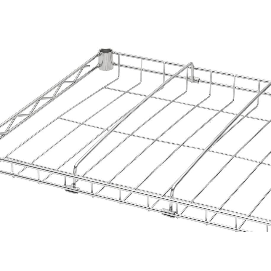 TRINITY BASICS® EcoStorage® 2Tier Can Organizer Rack, Chrome, 2Pack