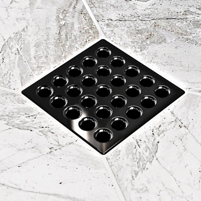 Ebbe America E4403 PRO Drain Cover - Black Chrome - Black Chrome