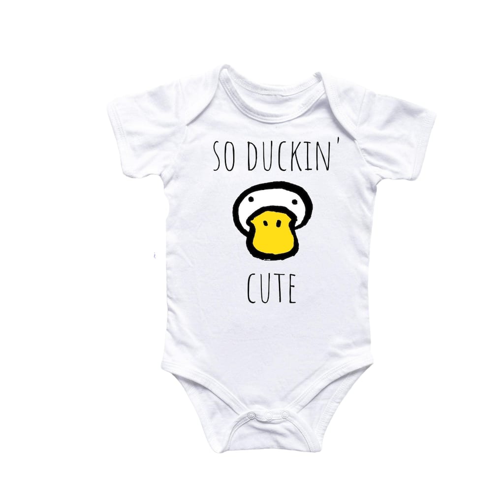 Duck - Baby Boy Girl Clothes Infant Bodysuit Funny Cute Newborn