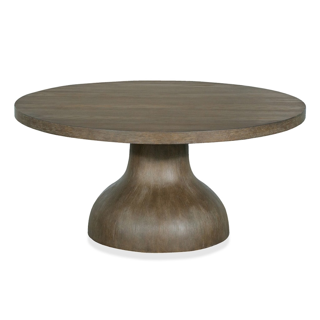 Magnussen Home Bosley Lt. Brown Porpoise Round Cocktail Table - 38''W x 38''D x 18''H