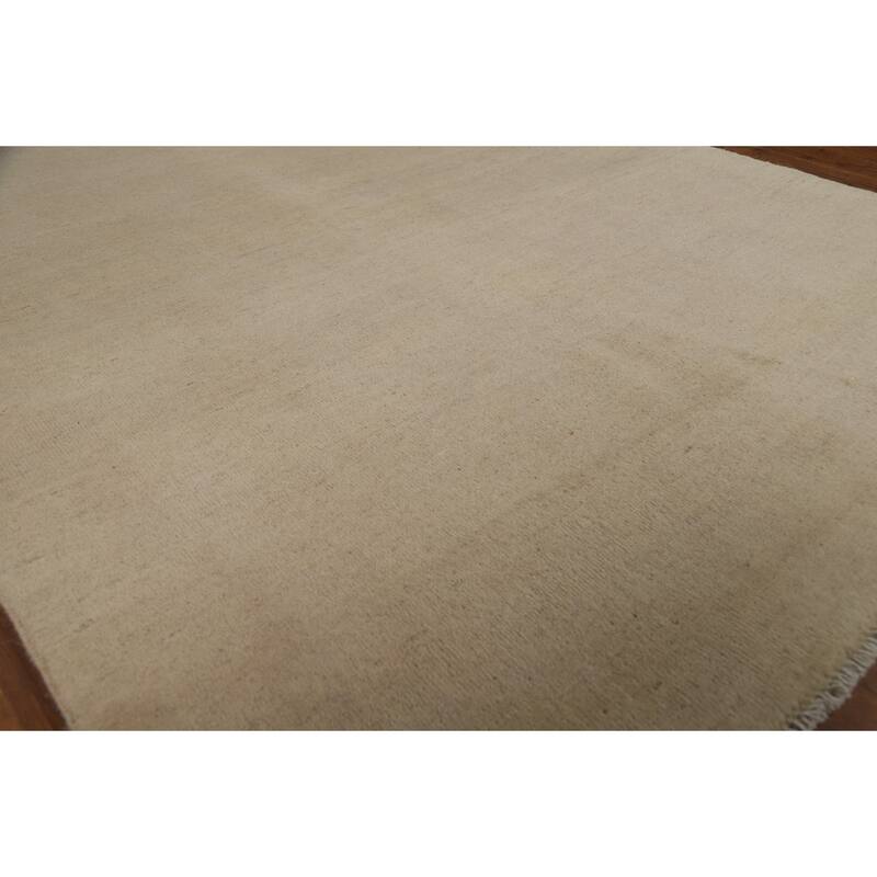 Gabbeh Modern Rug Hand-Knotted Contemporary Wool Carpet - 4'9"x 6'7"