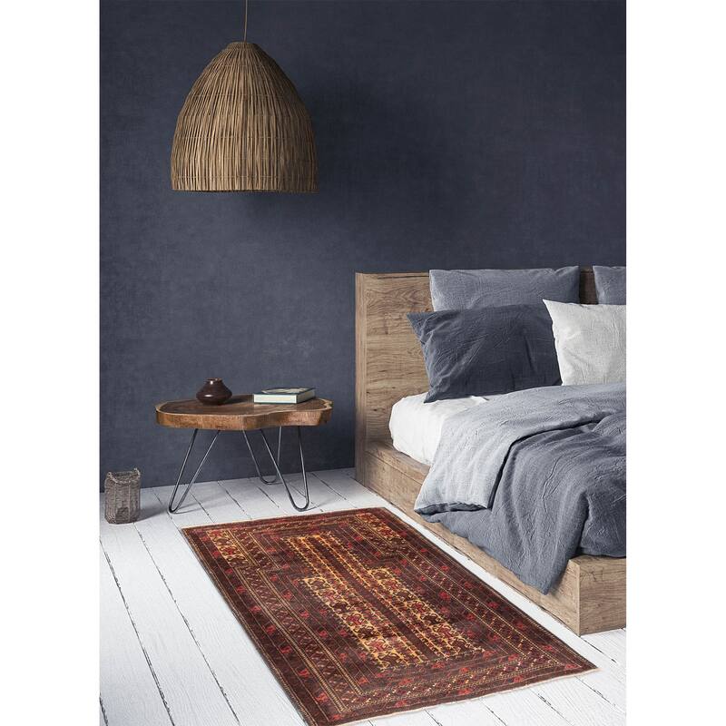 ECARPETGALLERY Hand-knotted Teimani Beige Wool Rug - 3'3 x 4'9