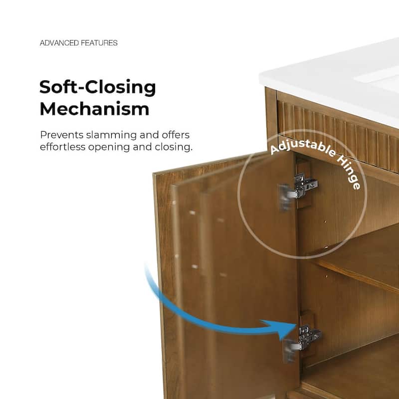 Ove Decors JULIETTE-42 Juliette 42" Free Standing Single Basin Vanity