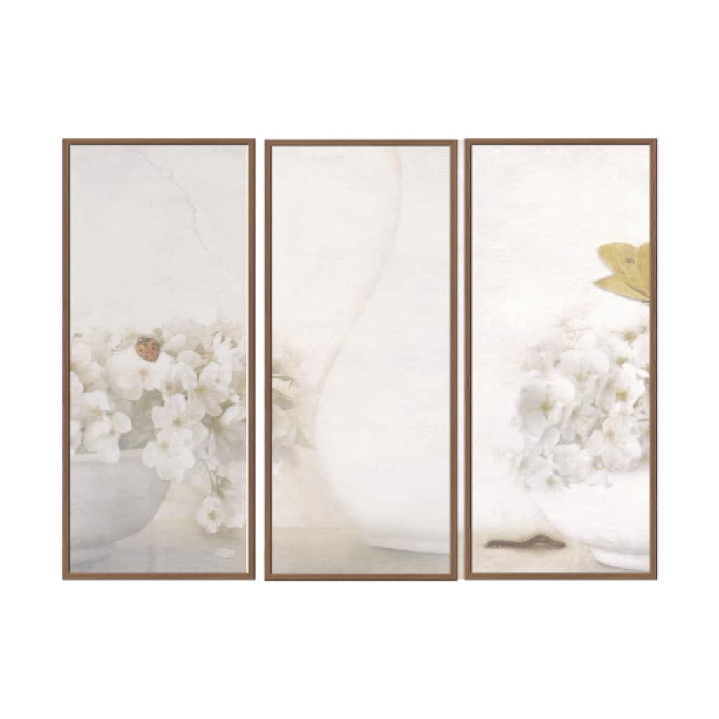 "Summertime" Framed 3-Piece Wall Art Set by Delphine Devos