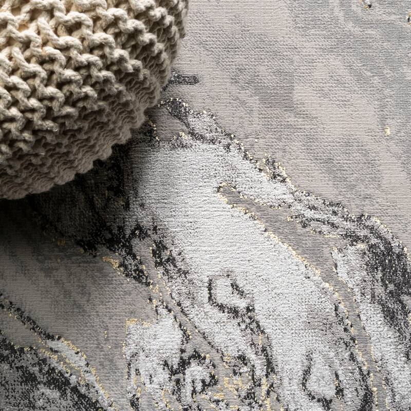 JONATHAN Y Batten Marbled Abstract Area Rug