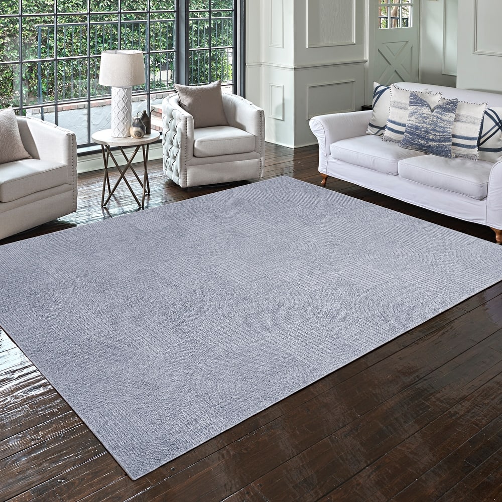 Gertmenian Malini Polypropylene Modern Abstract High-Low Area Rug Collection