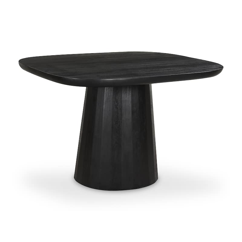 Aurelle Home Modern Solid Acacia Wood Pedestal Dining Table