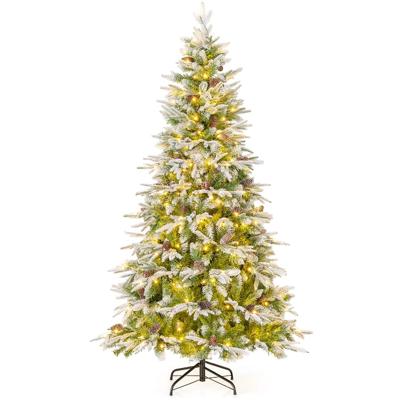 Gymax 6/7.5/9 ft Artificial Christmas Tree w/ 765/1135/1871 Branch - See Details