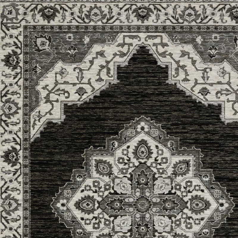 HomeRootsMedallion Traditional Rectangle Area Rug