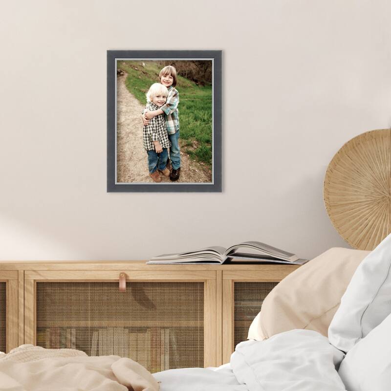 Eva Black Silver Thin Framed Picture Frame, Photo Frame