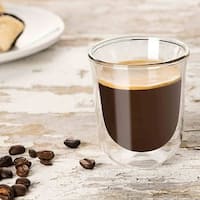 Joyjolt Caleo Collection Double Wall - Set Of 4 - Insulated Glasses  Espresso Cups - 2-ounces : Target