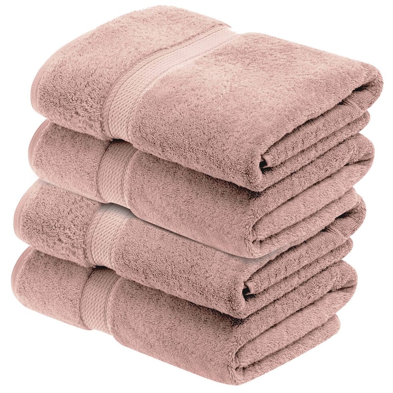 Superior Egyptian Cotton Pile Heavyweight Bath Towel Set of 4