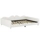preview thumbnail 48 of 49, Upholstered Daybed with Cloud-Shaped Backrest & Armrests