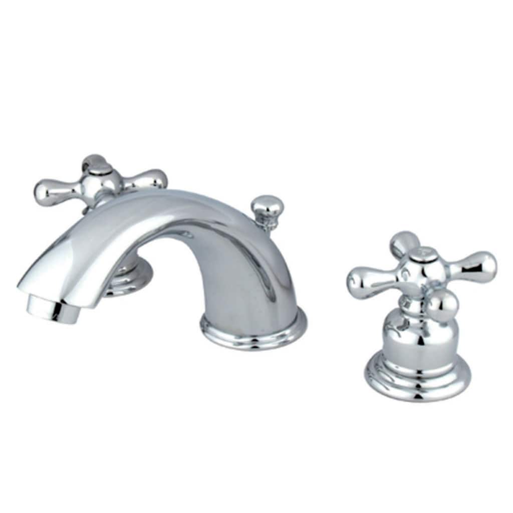 Kingston Brass Victorian Deck Mount Widespread Bathroom Faucet
