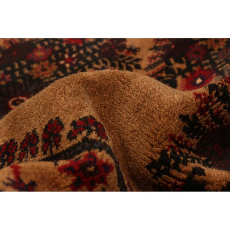 ECARPETGALLERY Hand-knotted Teimani Brown Wool Rug - 6'10 x 9'10