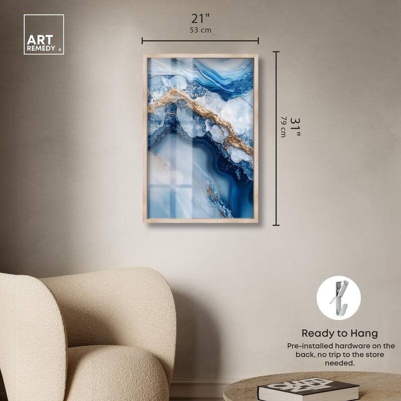 Molten Topaz II Shadowbox by Art Remedy