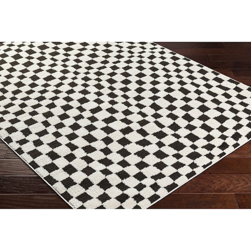 Artistic Weavers Freud Optical Illusion Checkered Area Rug