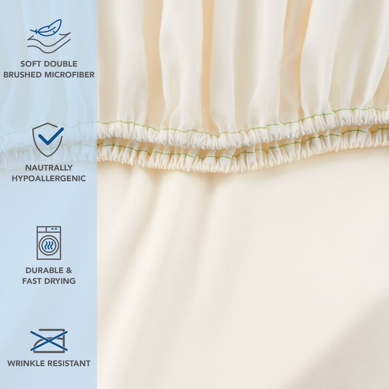 Host & Home Microfiber Fitted Sheets (6 Pack)