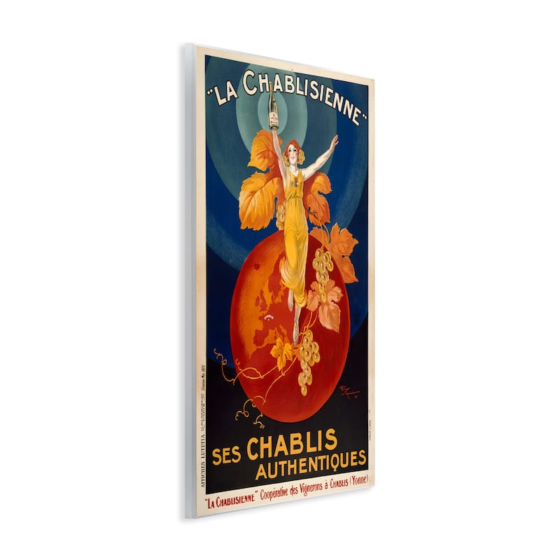 Stupell Vintage Champagne Advertisement Wall Plaque Art Design By Marcus Jules