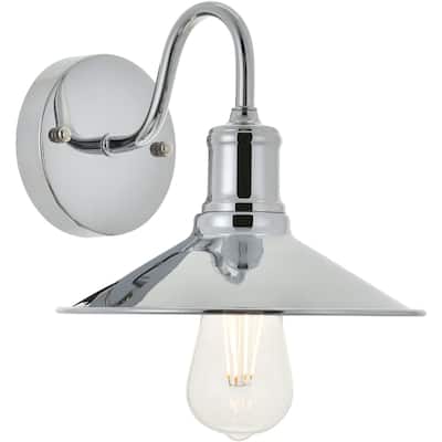 Elegant Lighting Etude Single Light 8" Tall Bathroom Sconce